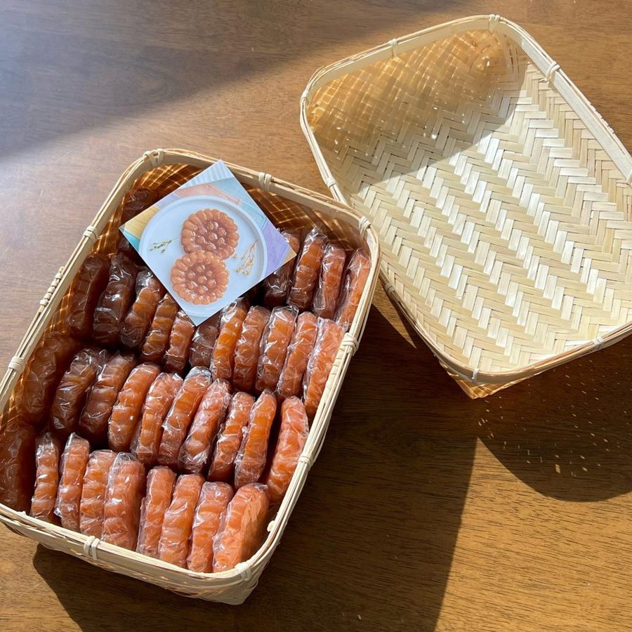 약과 석작 — 다 먹고 석작 재사용