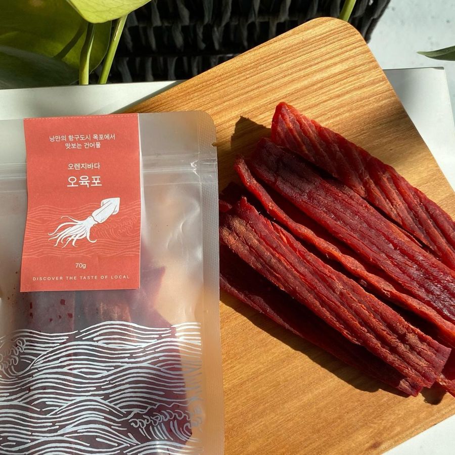 오징어 육포 파우치